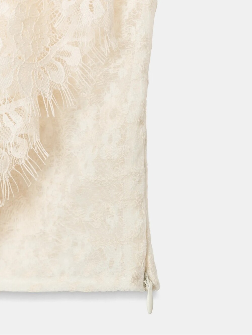 ZARA COMBINATION RUFFLE TOP - Picture 9 of 10